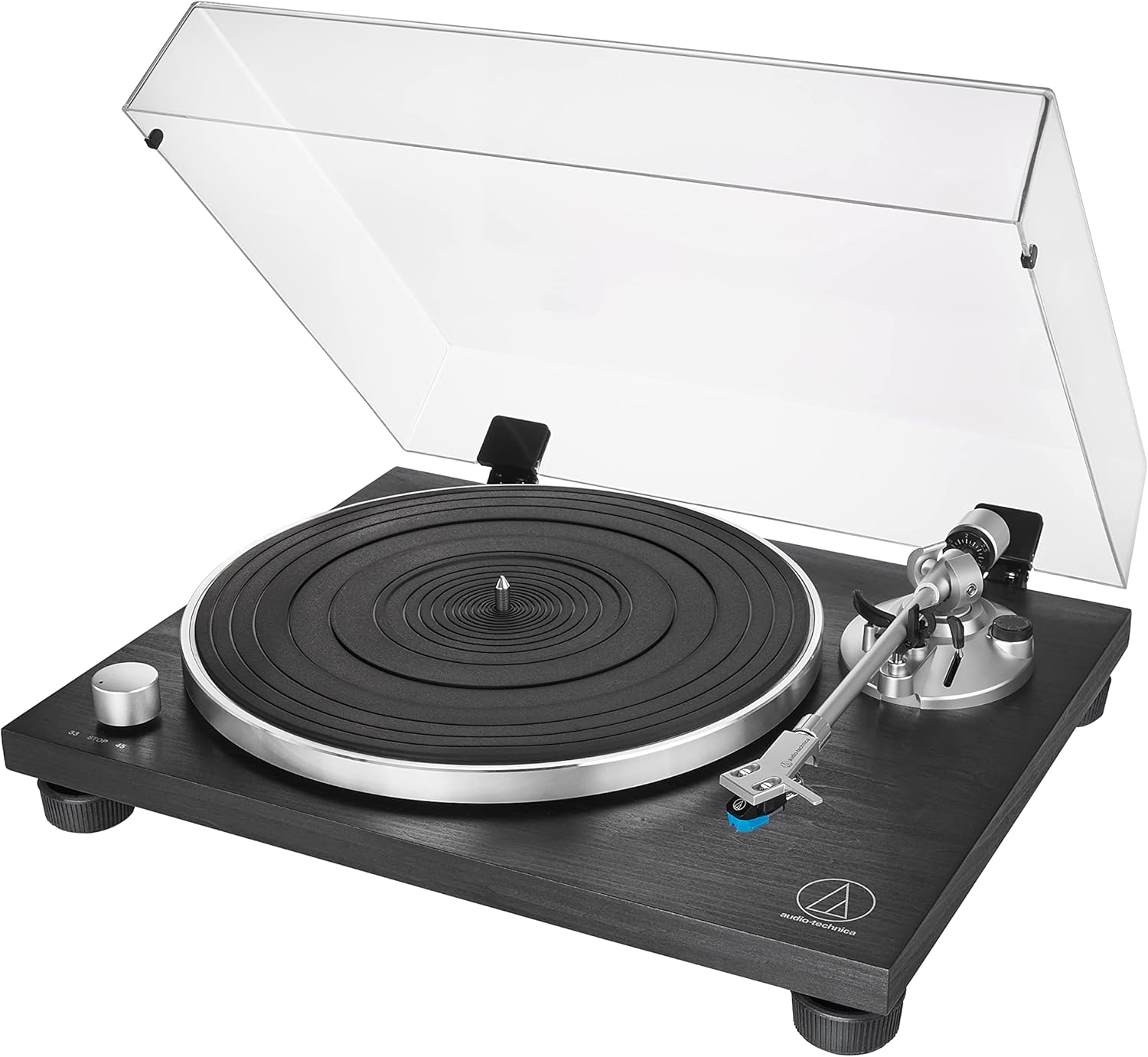 Audio-Technica AT-LPW30BKR Fully Manual Belt-Drive Turntable - Image 3